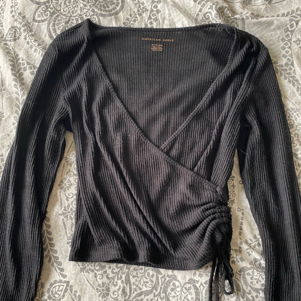 American Eagle Ballerina Long Sleeve Top